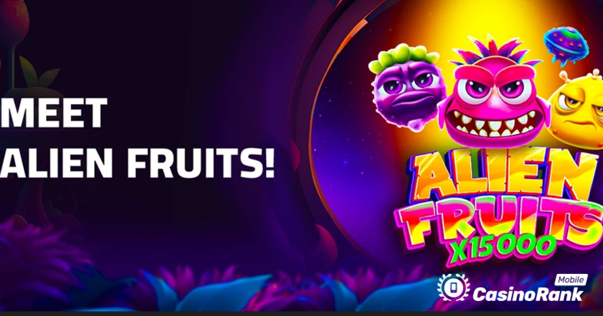 BGaming presenta la tragamonedas Alien Fruits con gráficos generados por IA
